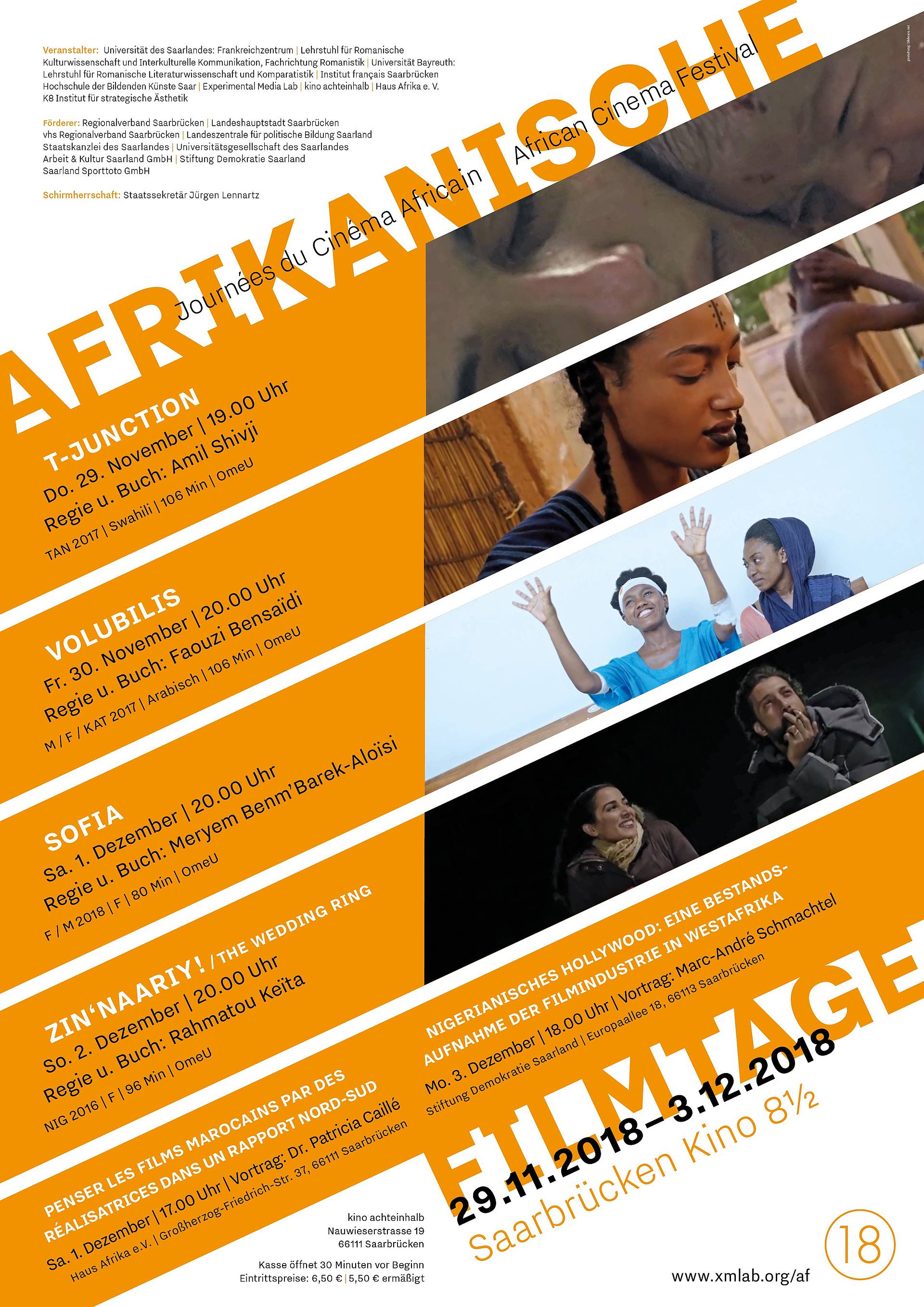 Plakat Afrikanische Filmtage 2018