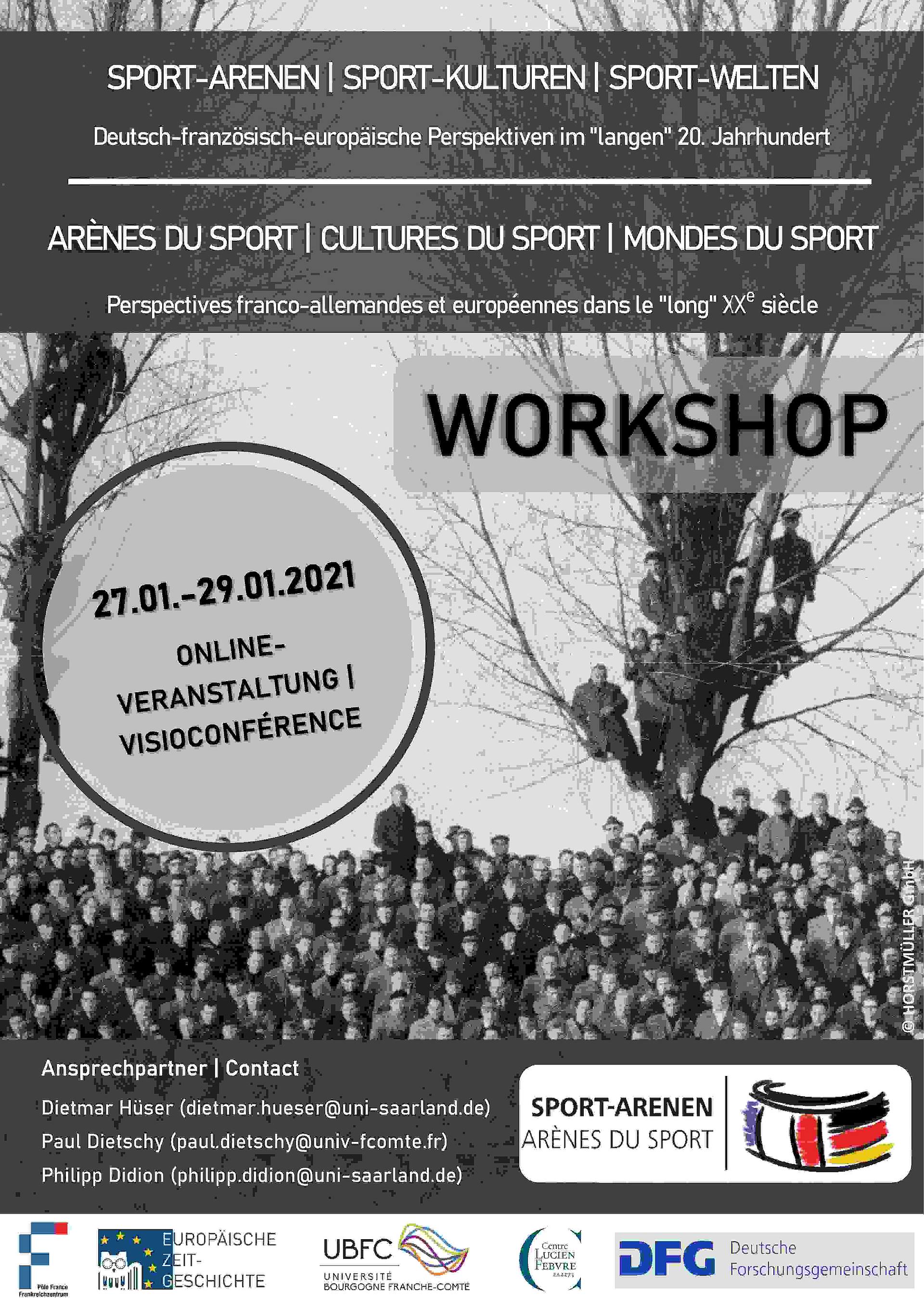 Plakat Sport-Arenen Workshop 2021