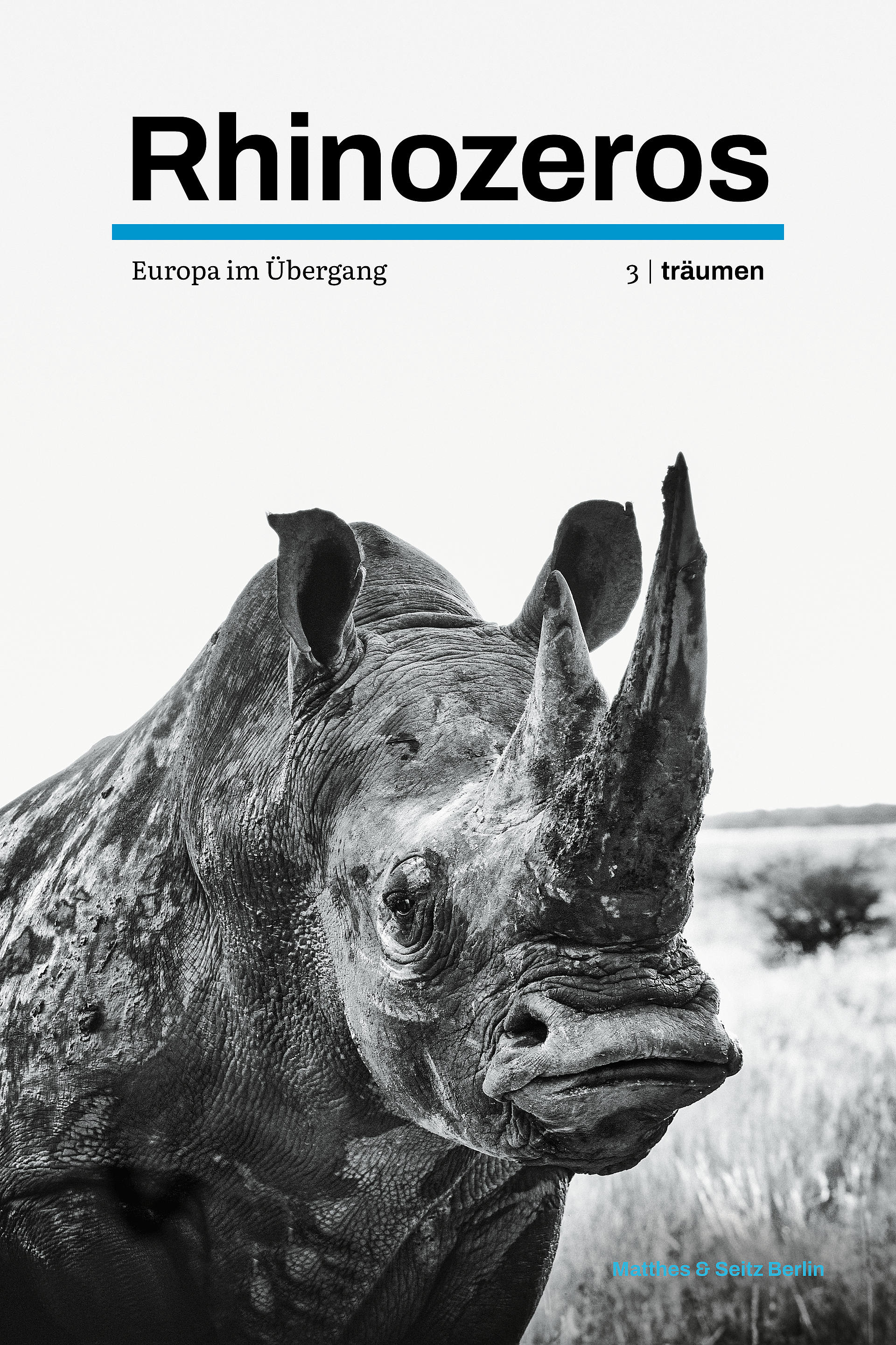 Cover der Zeitschrift Rhinozeros 3, träumen.