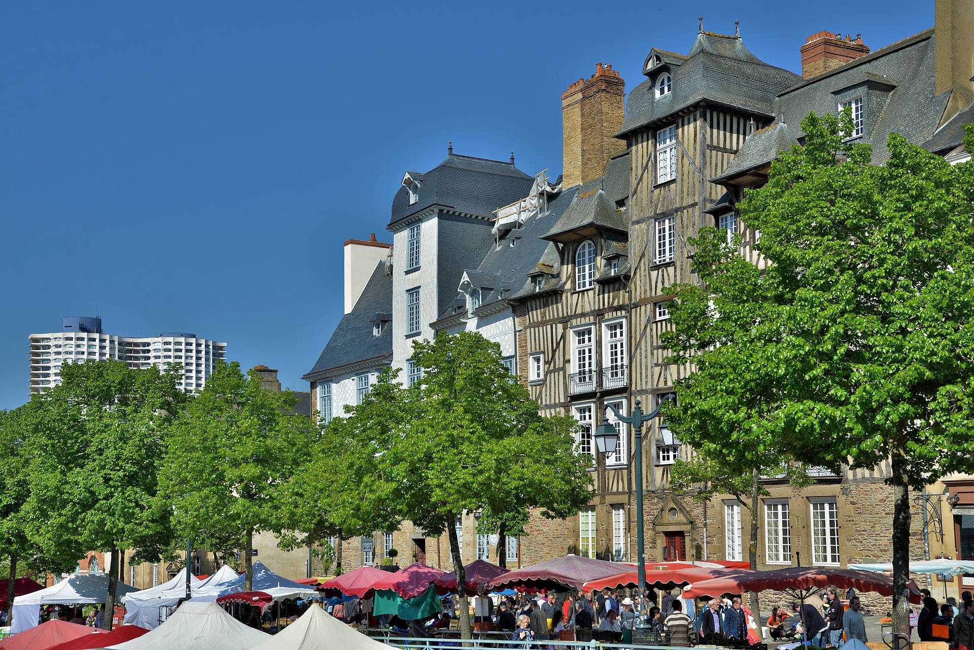 Markt in der Bretagne