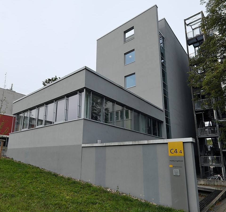 Gebäude C4 4 der Universität des Saarlandes