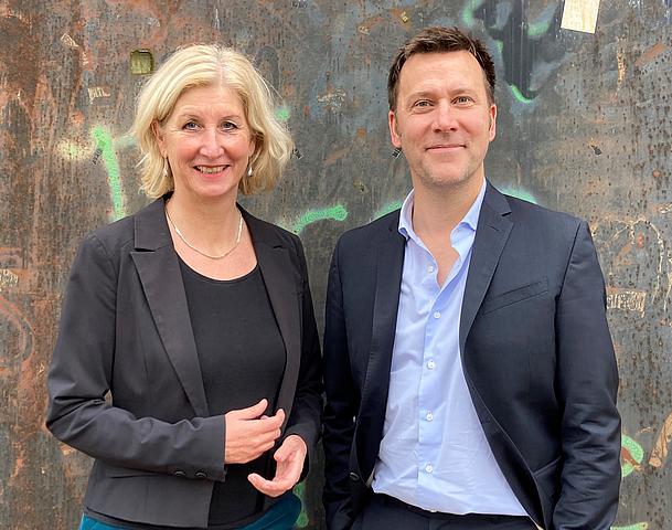 Prof. Dr. Christiane Solte-Gresser und Prof. Dr. Markus Messling