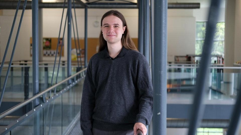 Portrait des Informatikstudenten Jasper Slusallek