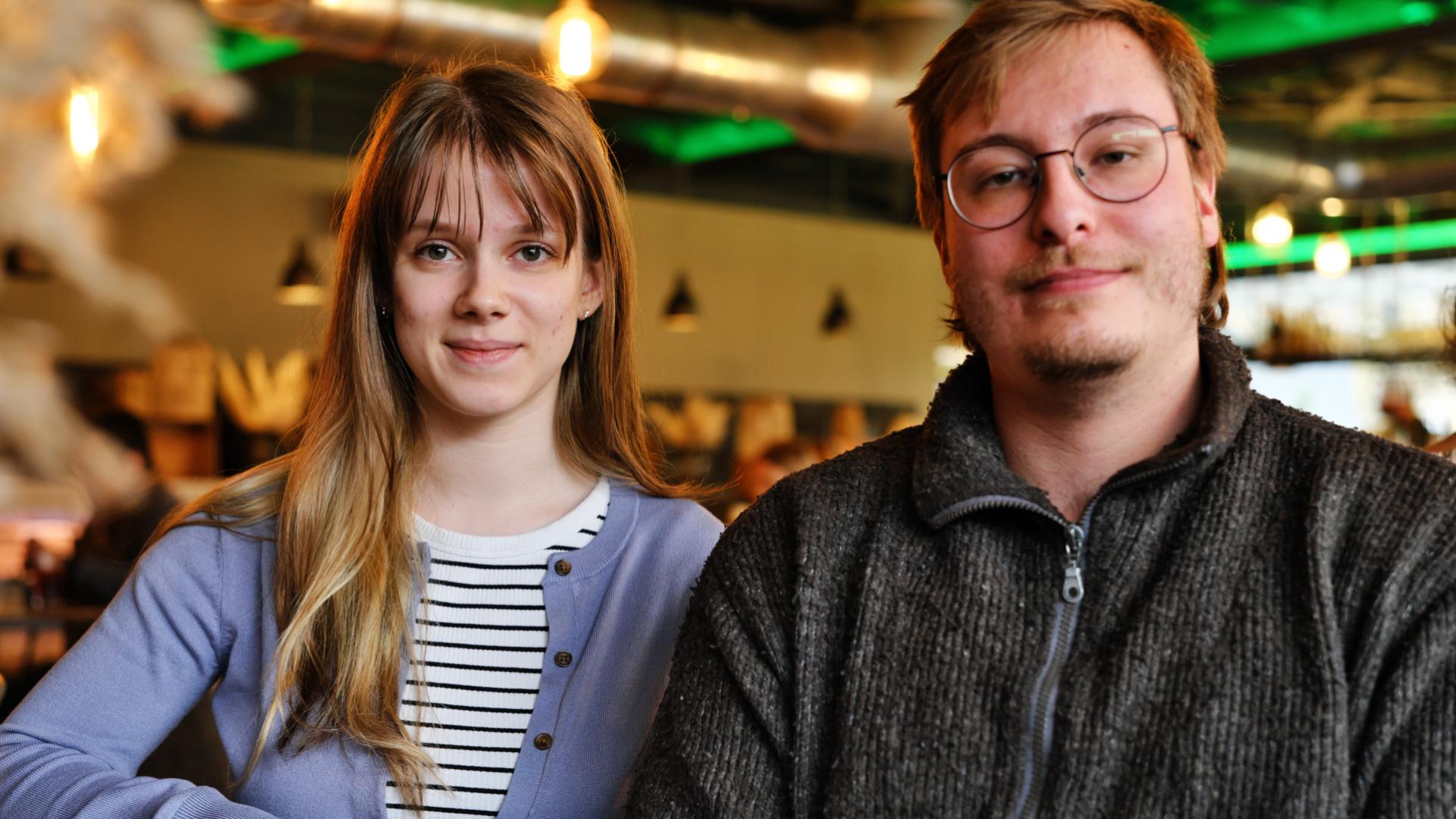 Portrait von Julia Weibert und Valentin Warken