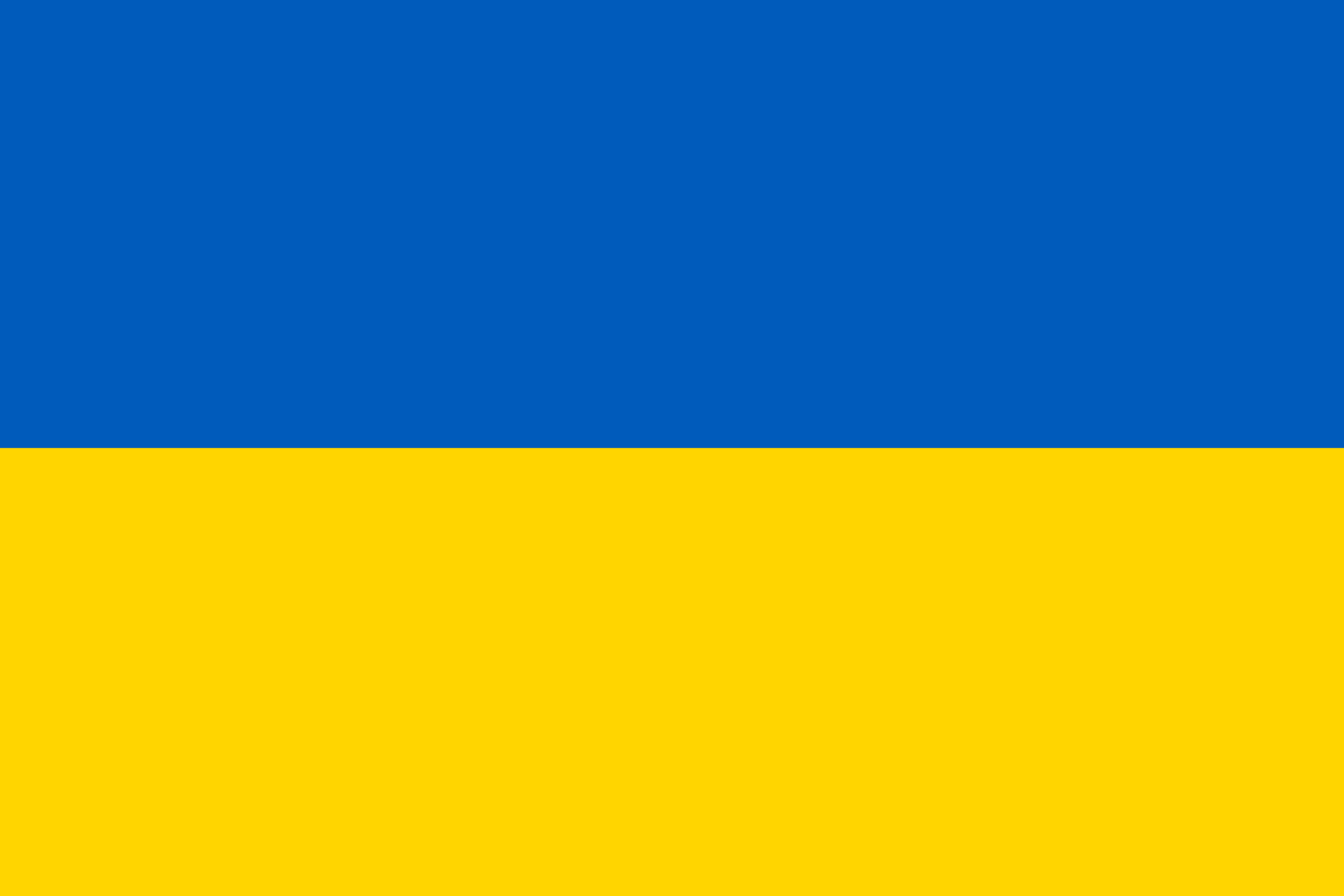 Blau-gelbes Banner