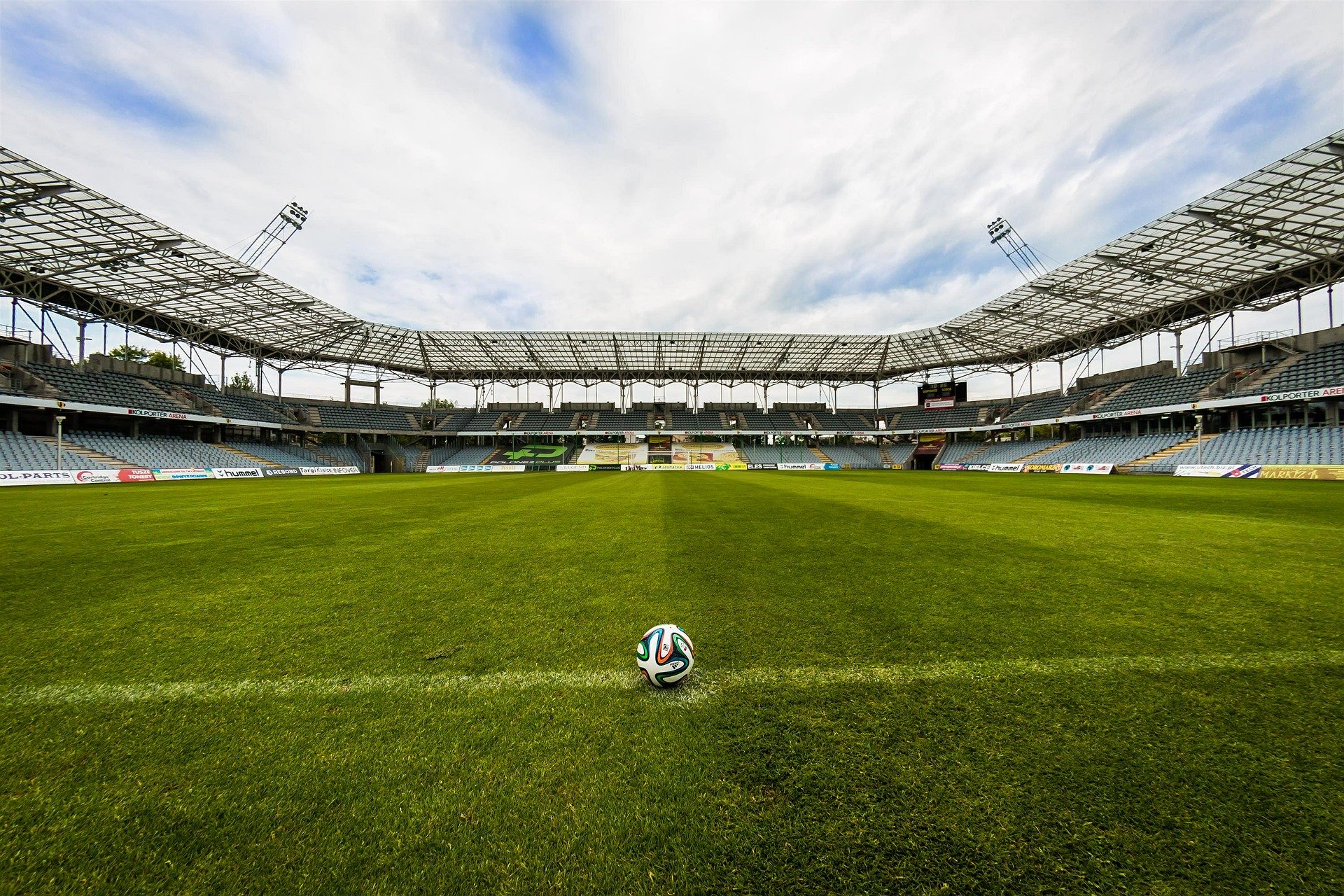 Stadium mit Ball 