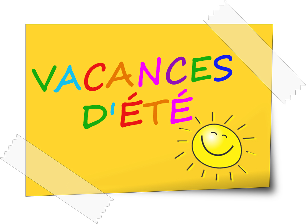 Affichage des vacances d'été