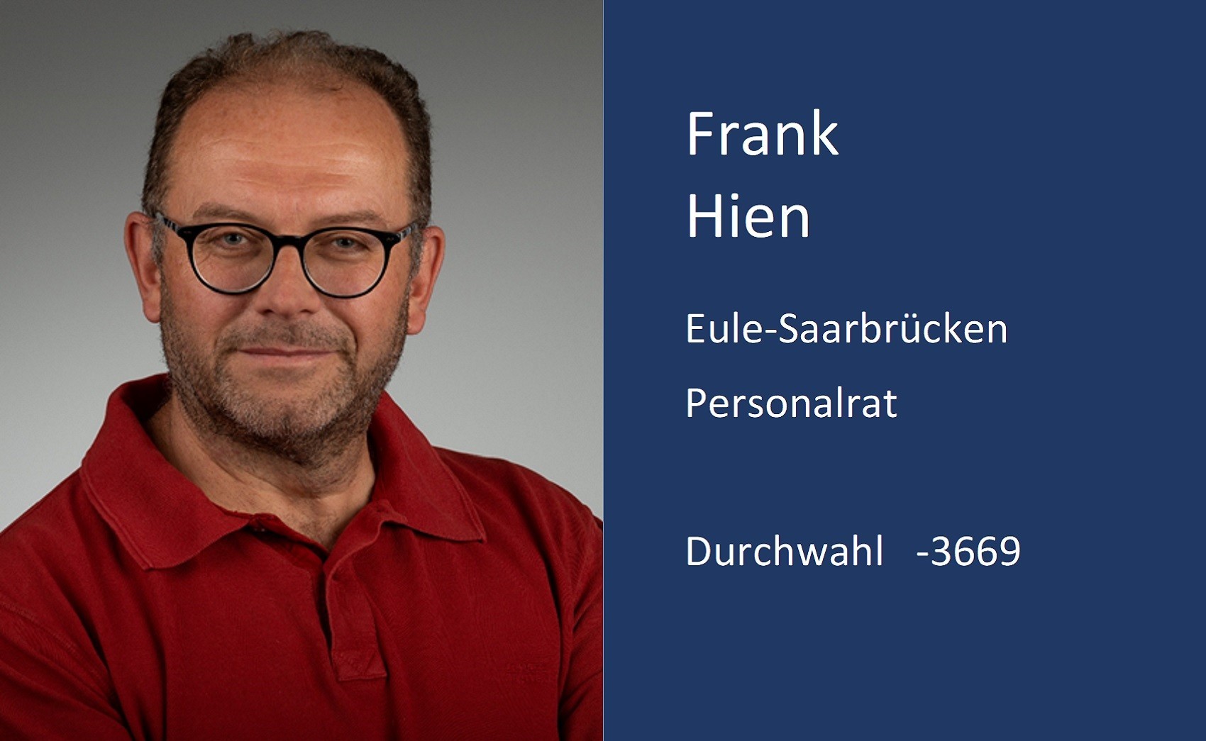 Frank Hiehn, Kontaktdaten, Durchwahl, 3 6 6 9, Email, f.hiehn ät uni v w.uni minus saarland . d e