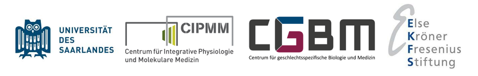 Logos UdS, CIPMM, CGBM und EKFS