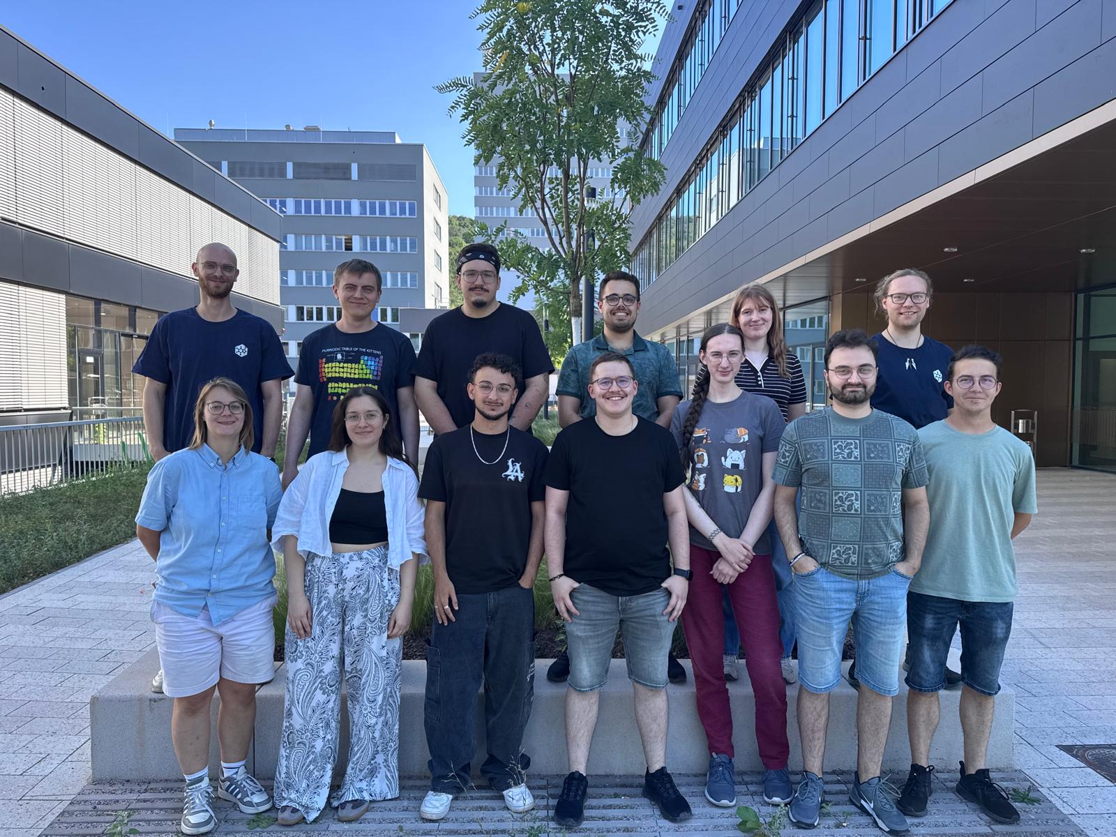Ein Gruppenbild des neuen FSR Chemie