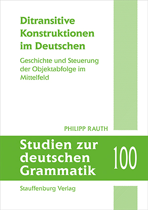 Cover von Rauth (2020) - Ditransitive Konstruktionen im Deutschen