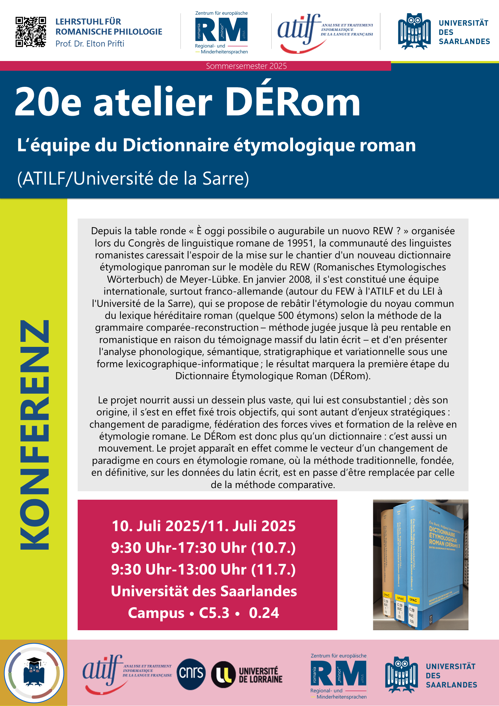 20e atelier DÉRom Plakat Plakat zum 20e atelier DÉRom