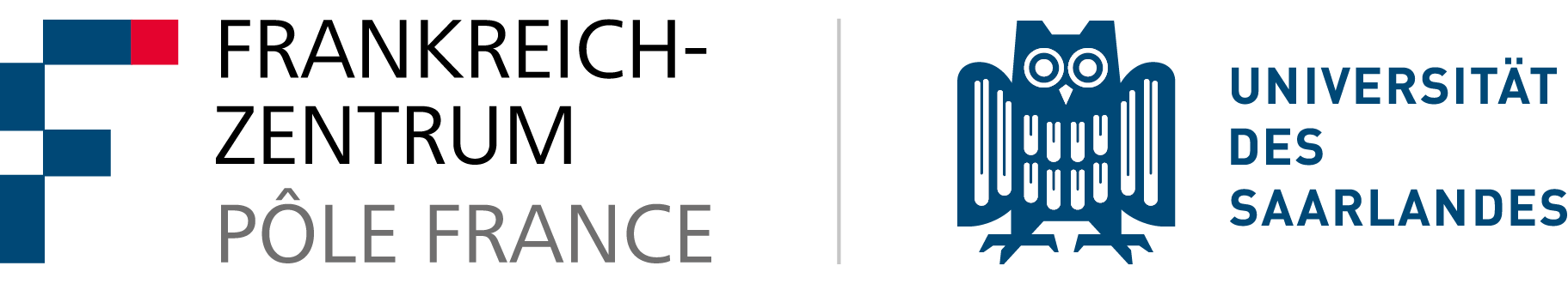 Zu sehen ist das Logo des Frankreichzentrums der Universität des Saarlandes