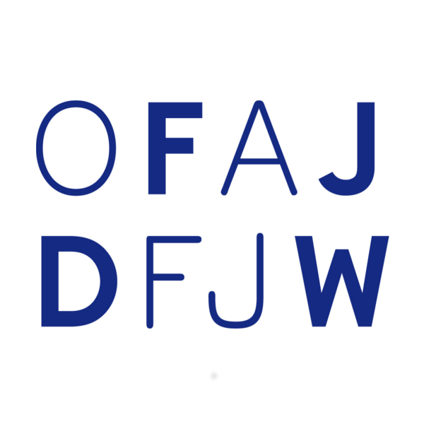 Zu sehen ist das Logo des Deutsch-Französisches Jugendwerks / Office franco-allemand pour la Jeunesse