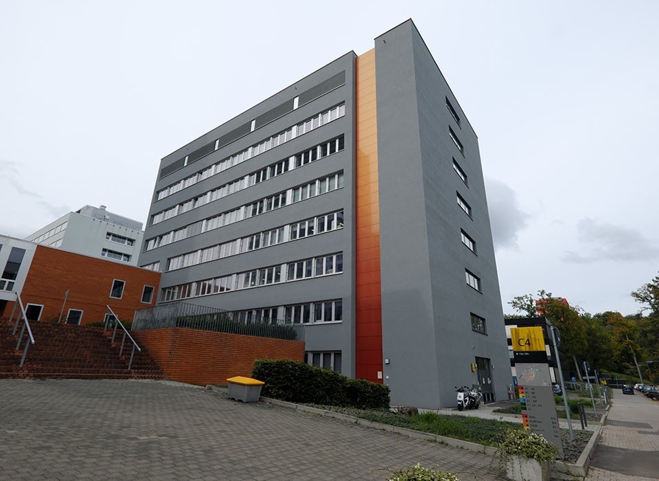 Gebäude C4 1 der Universität des Saarlandes