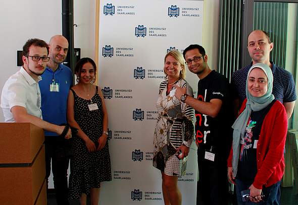 2. Internationale Alumni-Akademie Kleines Gruppenbild während der 2. Internationalen Alumni-Akademie 2019