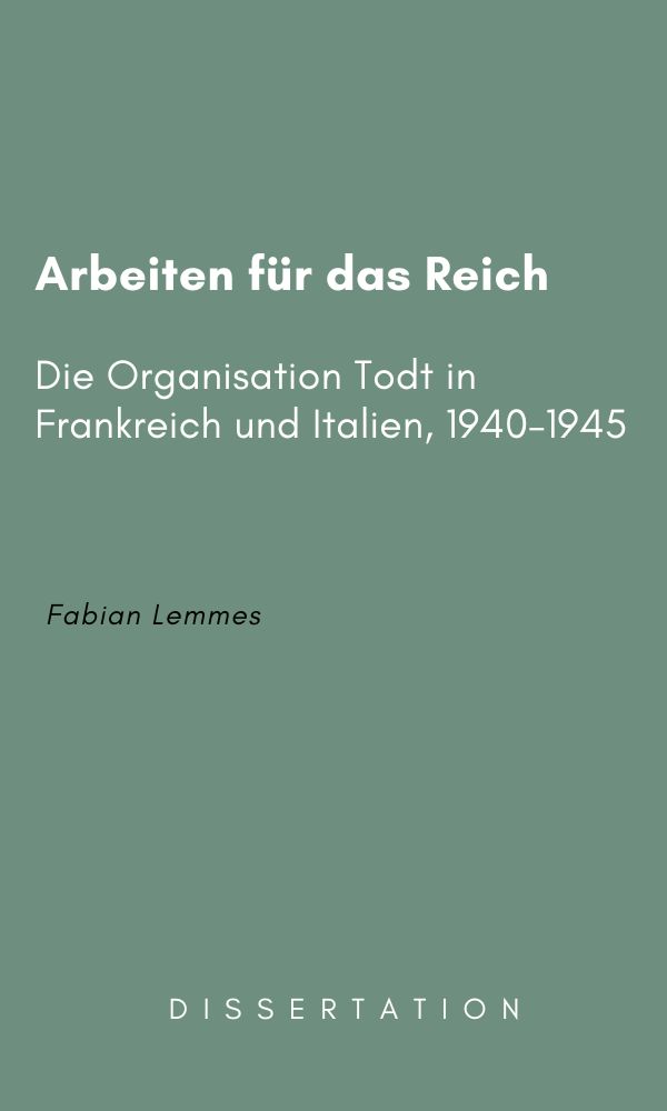 Buchcover Arbeiten für das Reich