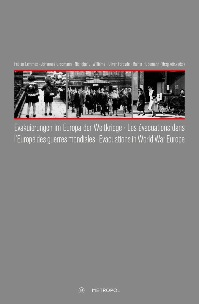 Buchcover Evakuierungen im Europa der Weltkriege