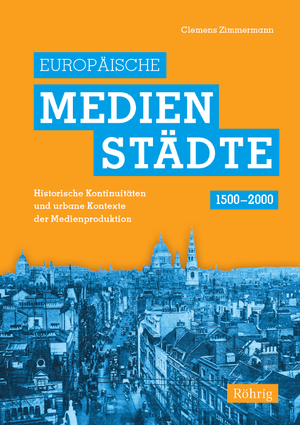 Buchcover Europäische Medienstädte