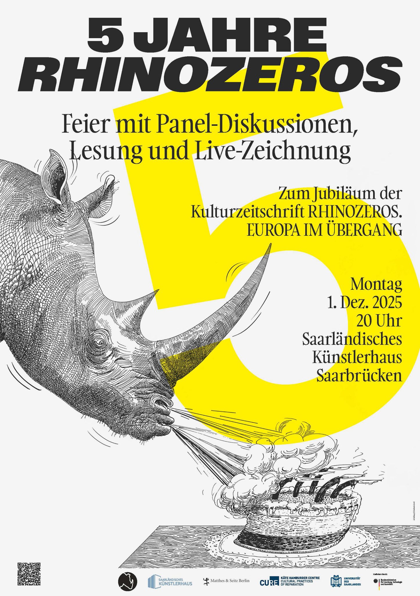 5 Jahre Rhinozeros Plakat