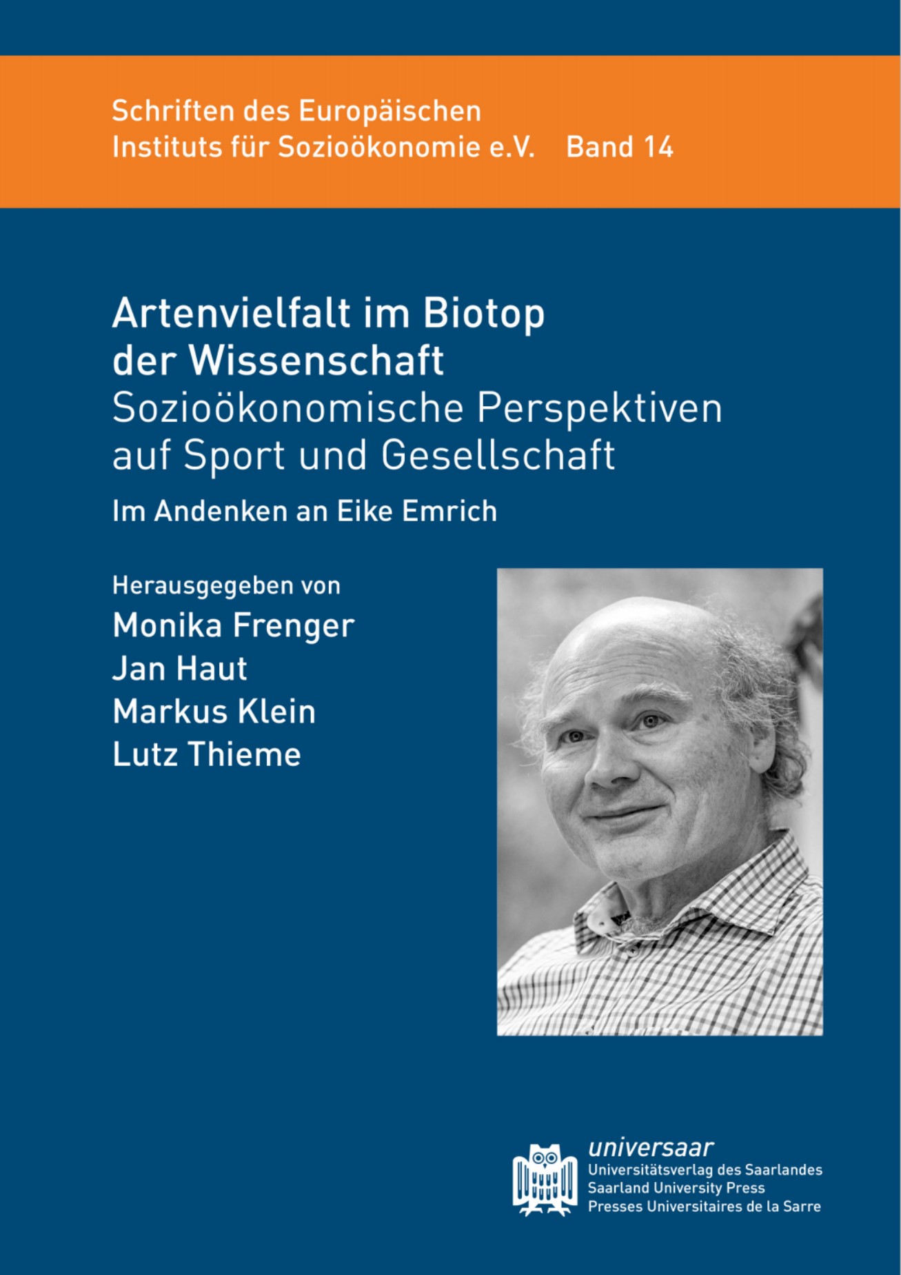 Titelseite des Bandes "Artenvielfalt im Biotop der Wissenschaft"