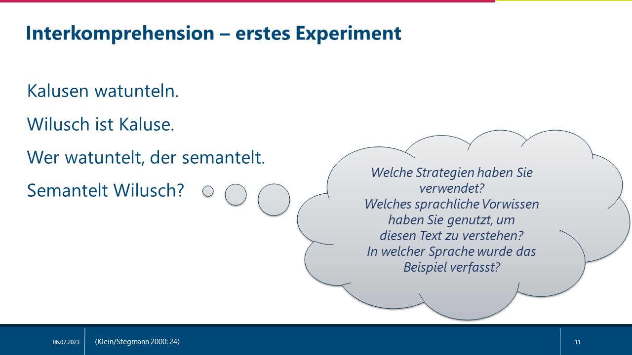 Einblick Präsentation