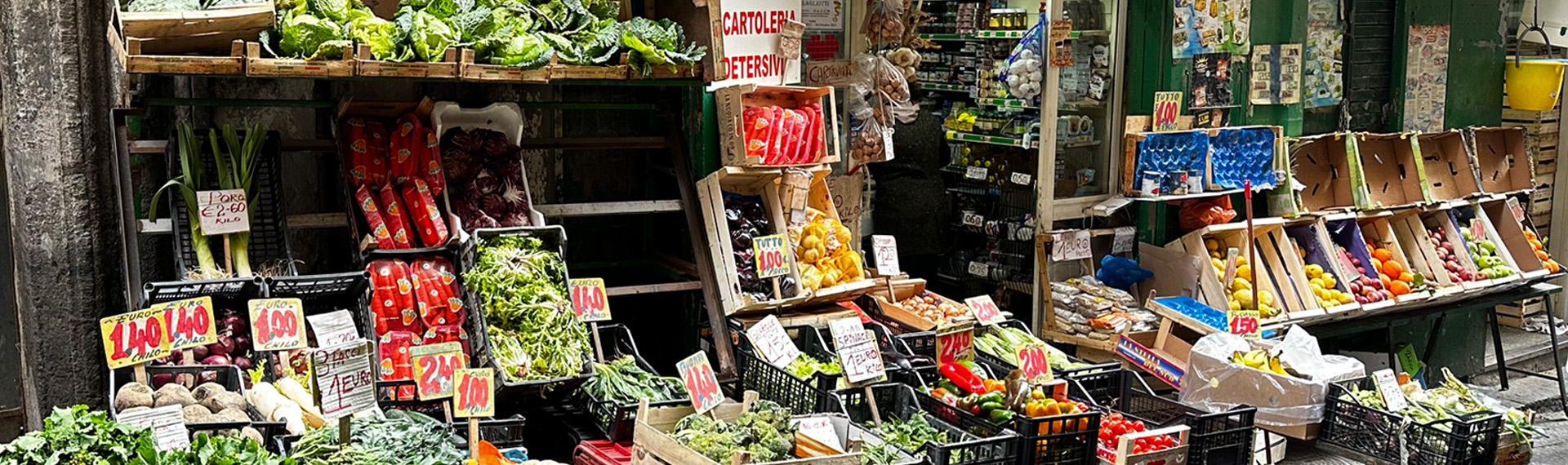 Foto eines Gemüsemarktes
