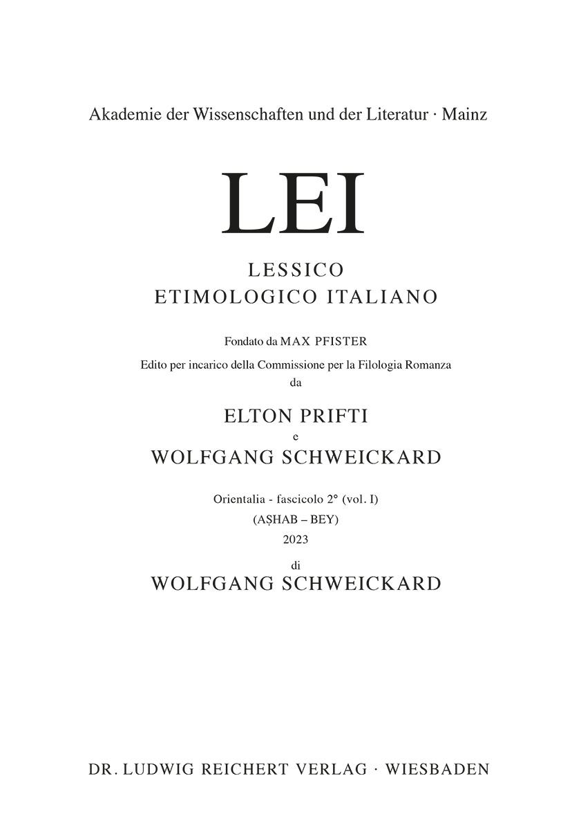 Titelseite LEI Orientalia 2