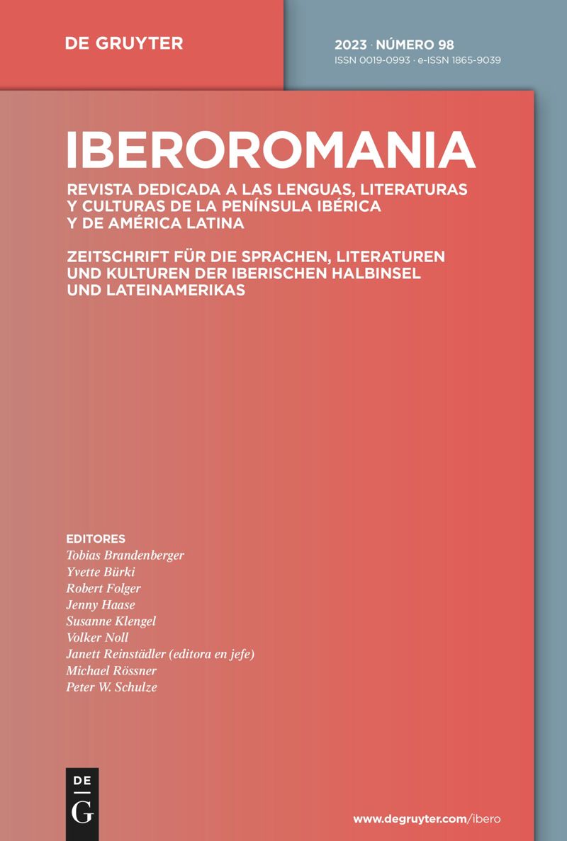 Coverbild der Iberoromania