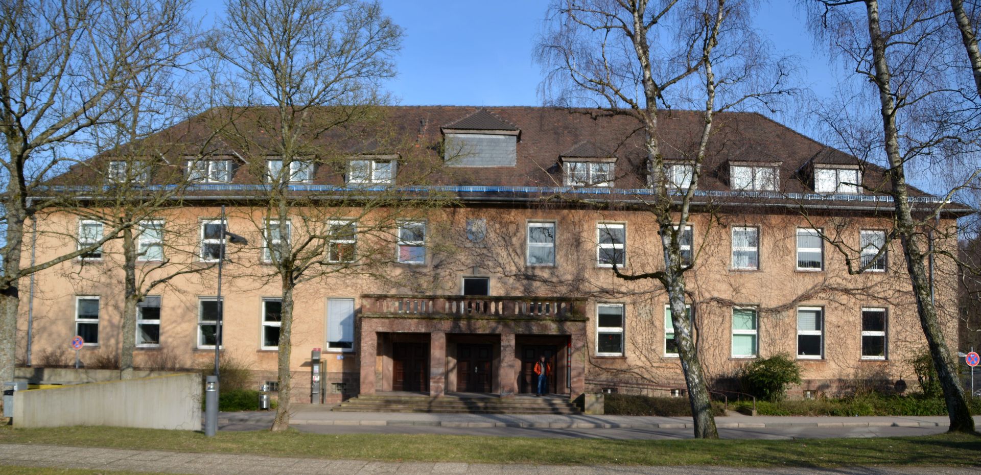 Gebäudeansicht A5 3 auf dem Campus der Universität des Saarlandes