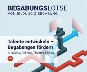 Ein Werbeflyer der Initiative Begabungslotse