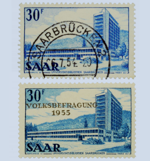 Bibliotheksbriefmarke