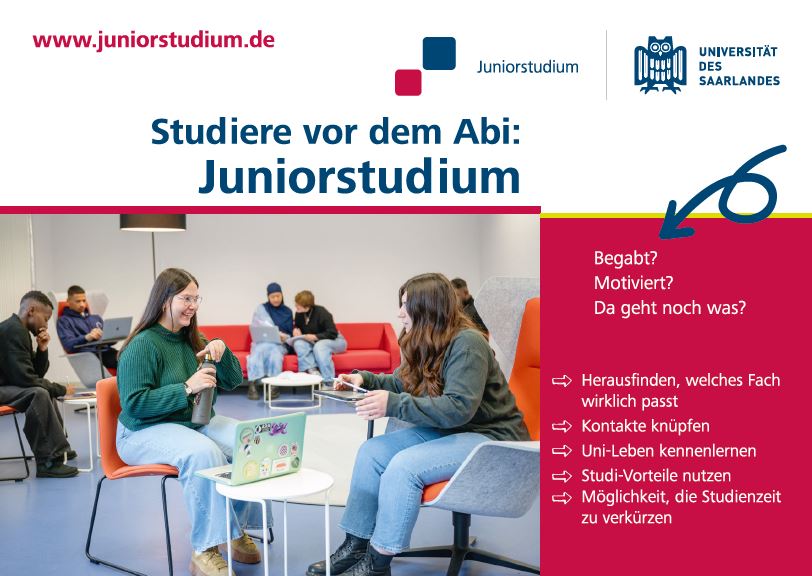 Infopostkarte Juniorstudium 
