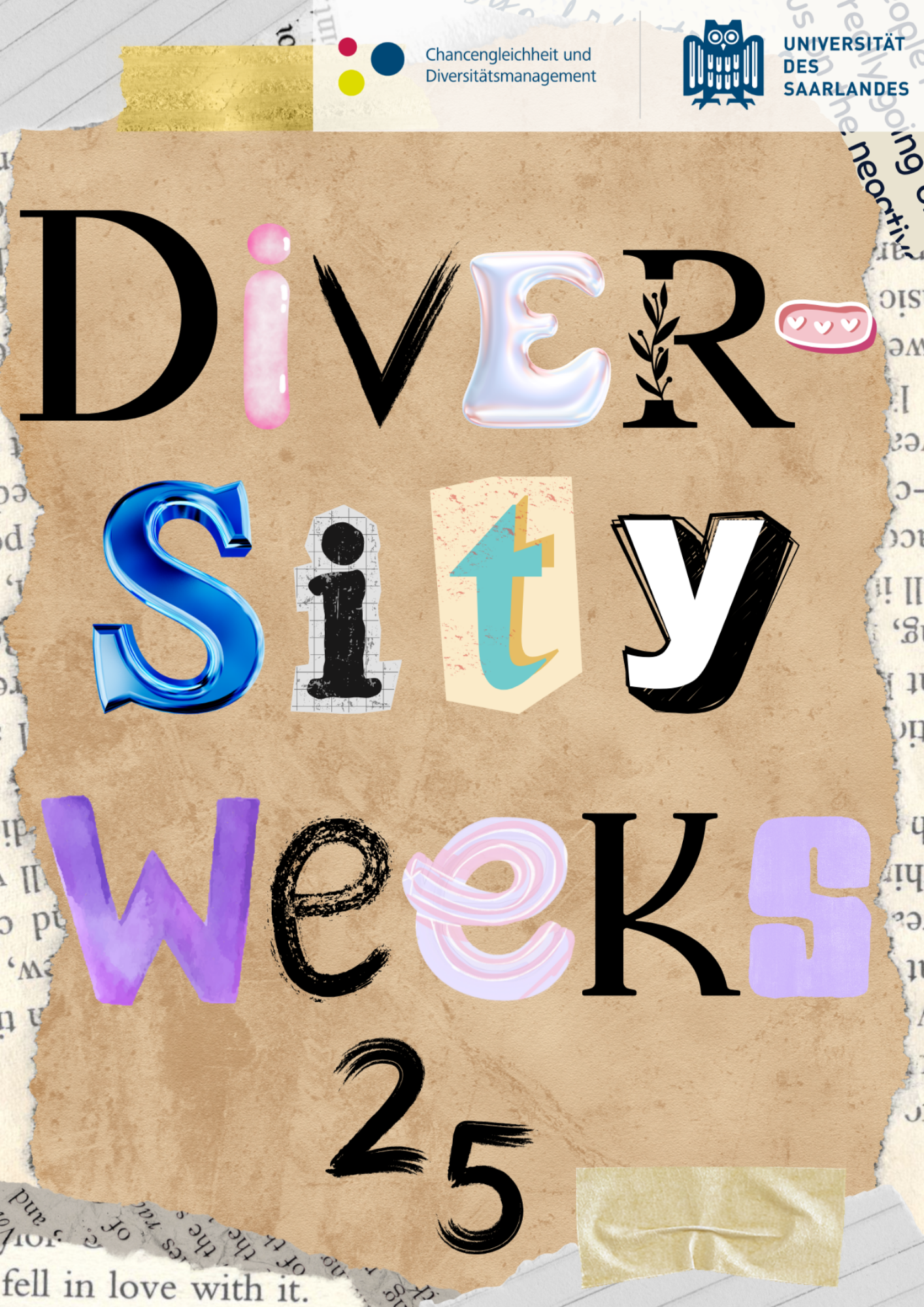 Titelseite des Scrapbooks der Diversity Weeks 2025
