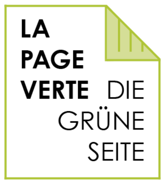 Logo La page verte - Die grüne Seite
