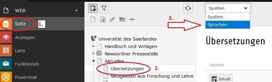 Seiten In Ubersetzung Anbieten Universitat Des Saarlandes