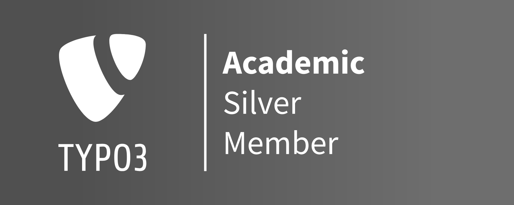 Logo TYPO3 Academic Silver Member